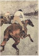 Henri  Toulouse-Lautrec The Jockey oil painting